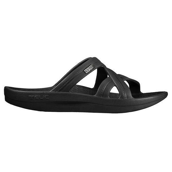 Mallory Arch Support Sandals - Midnight Black