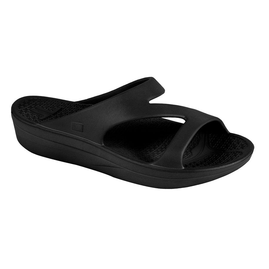 Z Strap Arch Support Sandals - Midnight Black
